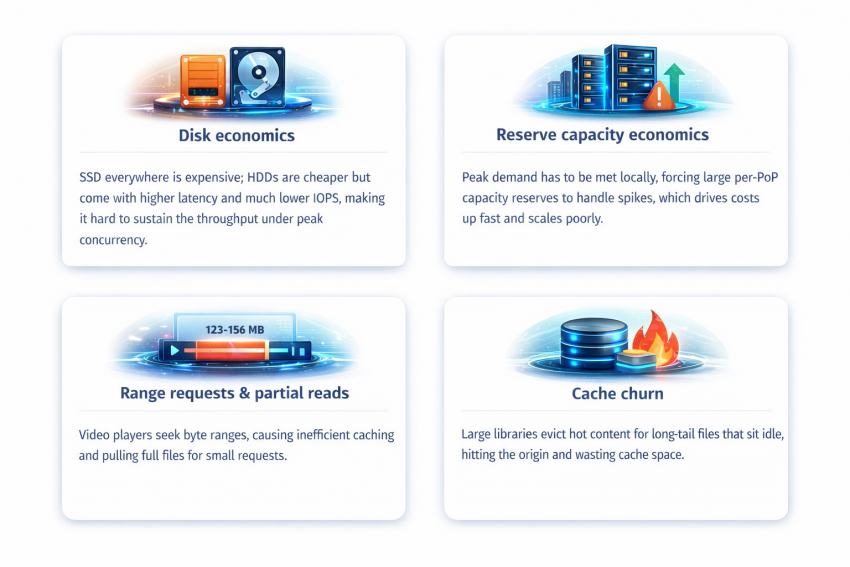 problems of standard CDN
