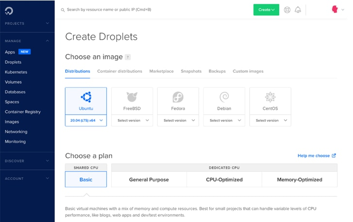 GCP alternatives: DigitalOcean